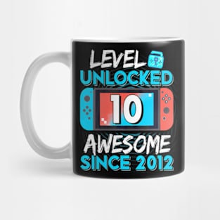 10th Birthday Boy Level 10 Unlocked 2012 Video Mug